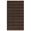 vidaXL CD-Regal Braun Eichen-Optik 102x23x177,5 cm Holzwerkstoff