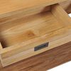 vidaXL Konsolentisch Massivholz Teak 120x30x80 cm