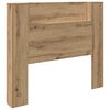 vidaXL Kopfteil Artisan-Eiche 120 x 15 x 103,5 cm Holzwerkstoff