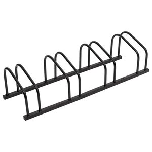 vidaXL Fahrradst&auml;nder f&uuml;r 4 Fahrr&auml;der Schwarz Stahl