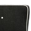 vidaXL Bett Dunkelgrau Leinen 90x200 cm