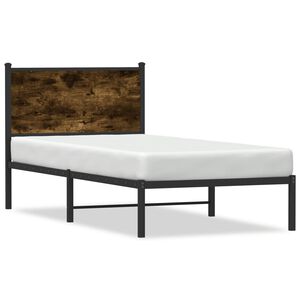 vidaXL Metallbett ohne Matratze R&auml;uchereiche 80x200 cm