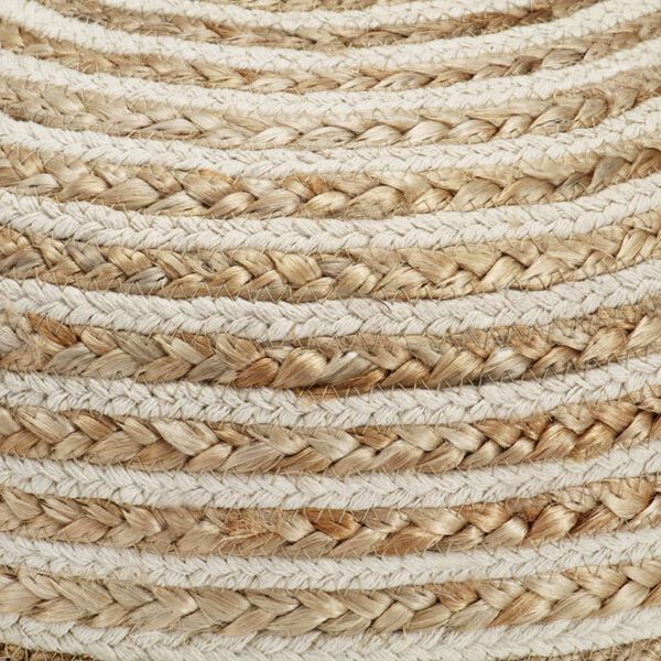 vidaXL Handgefertigter Sitzpuff 40 x 45 cm Jute