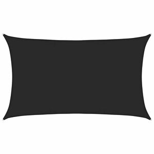 vidaXL Sonnensegel 160 g/m&sup2; Schwarz 5x8 m HDPE