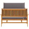 vidaXL Gartensofa-set 3 pcs Braun 120 x 65,5 x 79 cm Massivholz Akazie