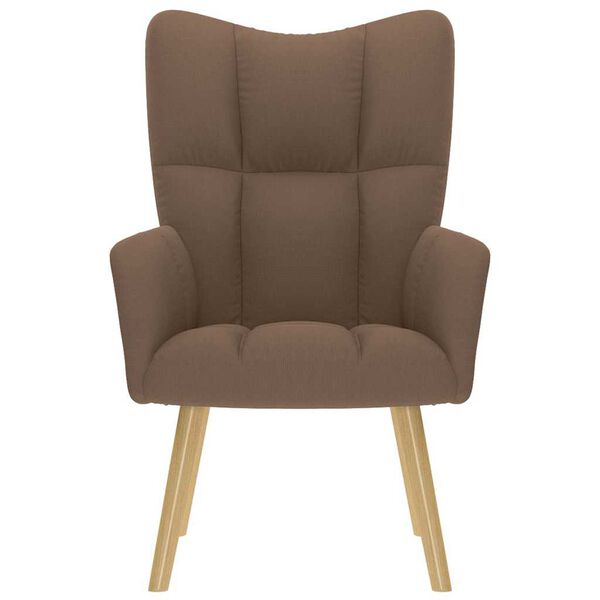 vidaXL Relaxsessel Stoff Braun