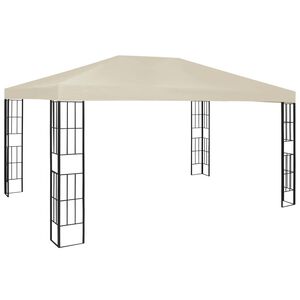 vidaXL Pavillon 3&times;4 m Creme