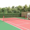 vidaXL Tennisnetz Schwarz und Rot 494,5 x 90 x 87 cm Polyester