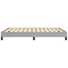 vidaXL Bettgestell ohne Matratze Hellgrau 140x190 cm Stoff