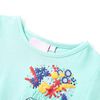 Kinder-T-Shirt Helles Minzgr&uuml;n 104