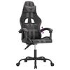 vidaXL Gaming-Stuhl Schwarz und Grau Kunstleder