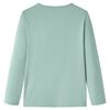 Kinder-Langarmshirt Minzgr&uuml;n 116