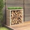vidaXL Outdoor-Kaminholzregal 108x52x106 cm Massivholz Kiefer