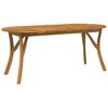 vidaXL Gartentisch 200x90x75 cm Massivholz Akazie