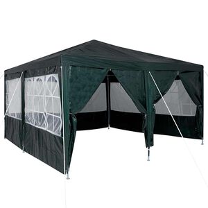 vidaXL Party-Zelt 400 x 400 x 266 cm Gr&uuml;n Polyethylen