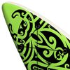 vidaXL Aufblasbares Stand Up Paddle Board Set 320x76x15 cm Gr&uuml;n