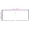 vidaXL Balkon-Sichtschutz Grau 600x120 cm PVC