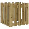 vidaXL Pflanzk&uuml;bel Latten-Design 50x50x50 cm Kiefernholz Impr&auml;gniert
