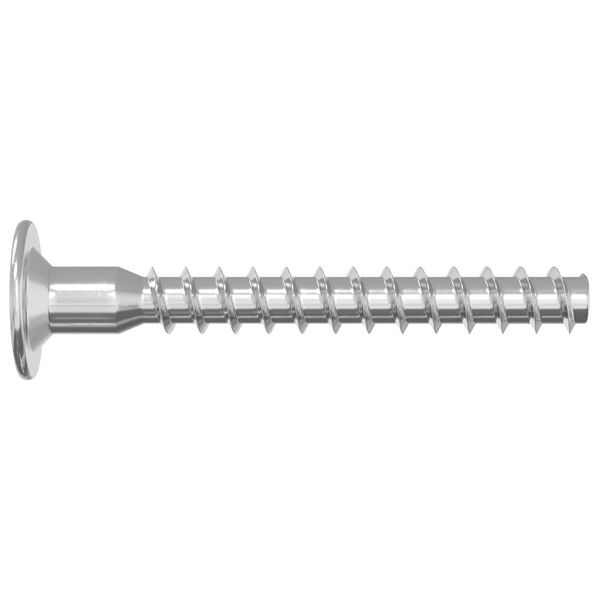 vidaXL Confirmat-Schrauben 12 pcs Silber &Oslash;5 x 40 mm Metall