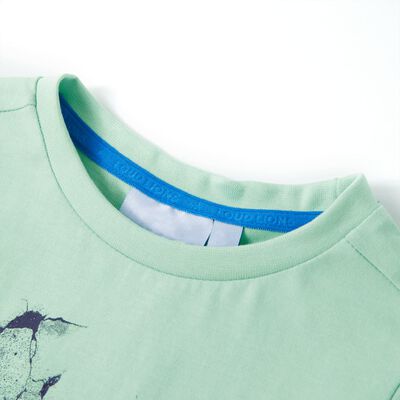 Kinder-T-Shirt Hellgrün 92