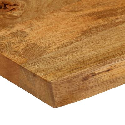 vidaXL Tischplatte mit Baumkante 100x40x3,8 cm Massivholz Mango