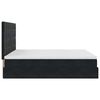 vidaXL Ottoman-Bett mit Matratzen Schwarz 160x200 cm Samt
