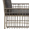 vidaXL Gartenm&ouml;bel Set 5 pcs Schwarz und Dunkelgrau