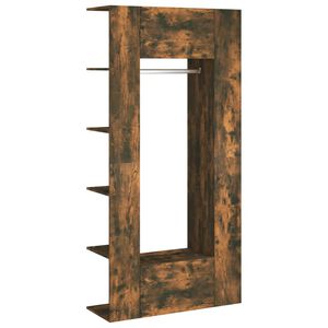 vidaXL Flurschr&auml;nke 2 Stk. R&auml;uchereiche Holzwerkstoff