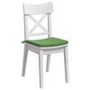 vidaXL Sitzkissen 4 pcs Hellgr&uuml;n 40 x 40 x 3 cm Samt