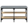 vidaXL Schuhbank Sonoma-Eiche 82x32x47 cm Holzwerkstoff