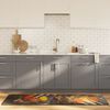 vidaXL K&uuml;chenteppich Mehrfarbig 60x180 cm Waschbar