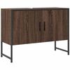 vidaXL Waschbeckenschrank Braun Eichen-Optik 80 x 33 x 60 cm