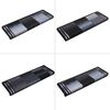 vidaXL Stufenmatten Selbstklebend 5 Stk. 65x21x4 cm Schwarz Grau