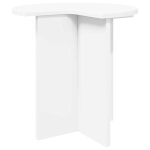 vidaXL Beistelltisch Wei&szlig; &Oslash; 39 x 38 cm Holzwerkstoff