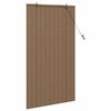 vidaXL Rollo mit Vorh&auml;ngen Braun 90 x 160 cm Bambus