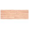 vidaXL Tischplatte 120x40x(2-4) cm Massivholz Behandelt Baumkante