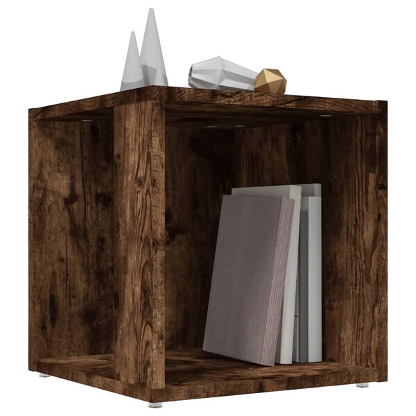 vidaXL Beistelltisch R&auml;uchereiche 33x33x34,5 cm Holzwerkstoff