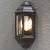 KONSTSMIDE Wandleuchte Cagliari Glas Mattschwarz