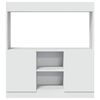 vidaXL Highboard Wei&szlig; 92x33x100 cm Holzwerkstoff