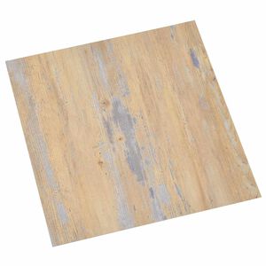 vidaXL Bodenplanken Braun und Grau 5,11 m&sup2; 55 Stk. PVC
