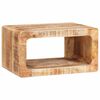 vidaXL Nachttisch 2 pcs Braun 45 x 30 x 24 cm Massivholz Mango