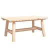 vidaXL Couchtisch 90x50x41 cm Massivholz Fichte