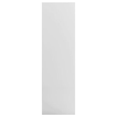 vidaXL Bücherregal Hochglanz-Weiß 97,5x29,5x100 cm Holzwerkstoff