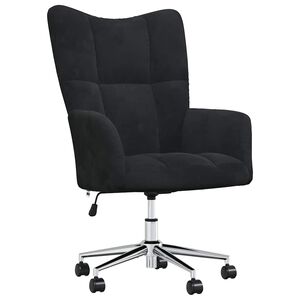 vidaXL Relaxsessel Schwarz Samt