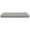 vidaXL Sitzkissen 4 pcs Hellgrau 40 x 40 x 3 cm Mikrofaserstoff