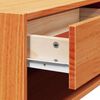 vidaXL Nachttisch 2 pcs Wachsbraun 50 x 32,5 x 24 cm Massivholz Kiefer