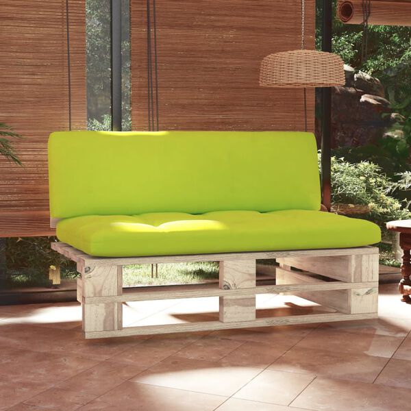 vidaXL Outdoor-Mittelsofa Paletten Impr&auml;gniertes Kiefernholz