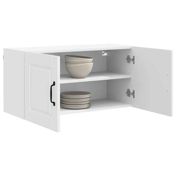 vidaXL K&uuml;chenschrank mit Regal Wei&szlig; 80 x 31 x 40 cm Holzwerkstoff