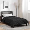 vidaXL Sommerdecke Schwarz 220 x 135 cm Mikrofaser
