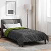 vidaXL Sommerdecke Gr&uuml;n und Anthrazit 220 x 135 cm Mikrofaser